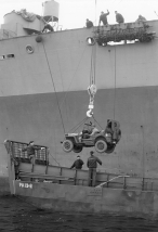 Lowering a Jeep, year unknown 